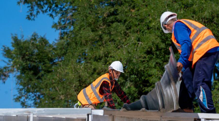 Professional metal roof installation in Manchester, NH